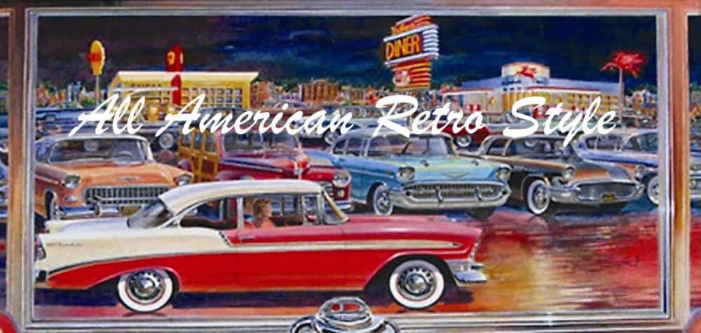 American Retro style poster